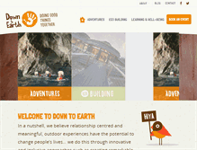 Tablet Screenshot of downtoearthproject.org.uk